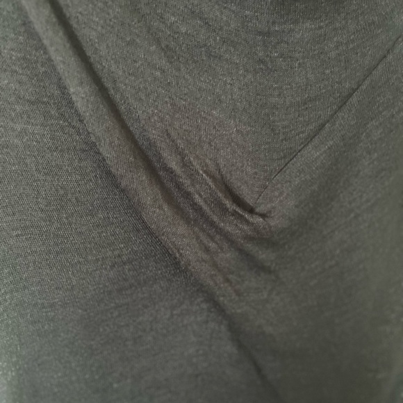 Cassis Collection Silk cowlneck gray blouse - Picture 8 of 11